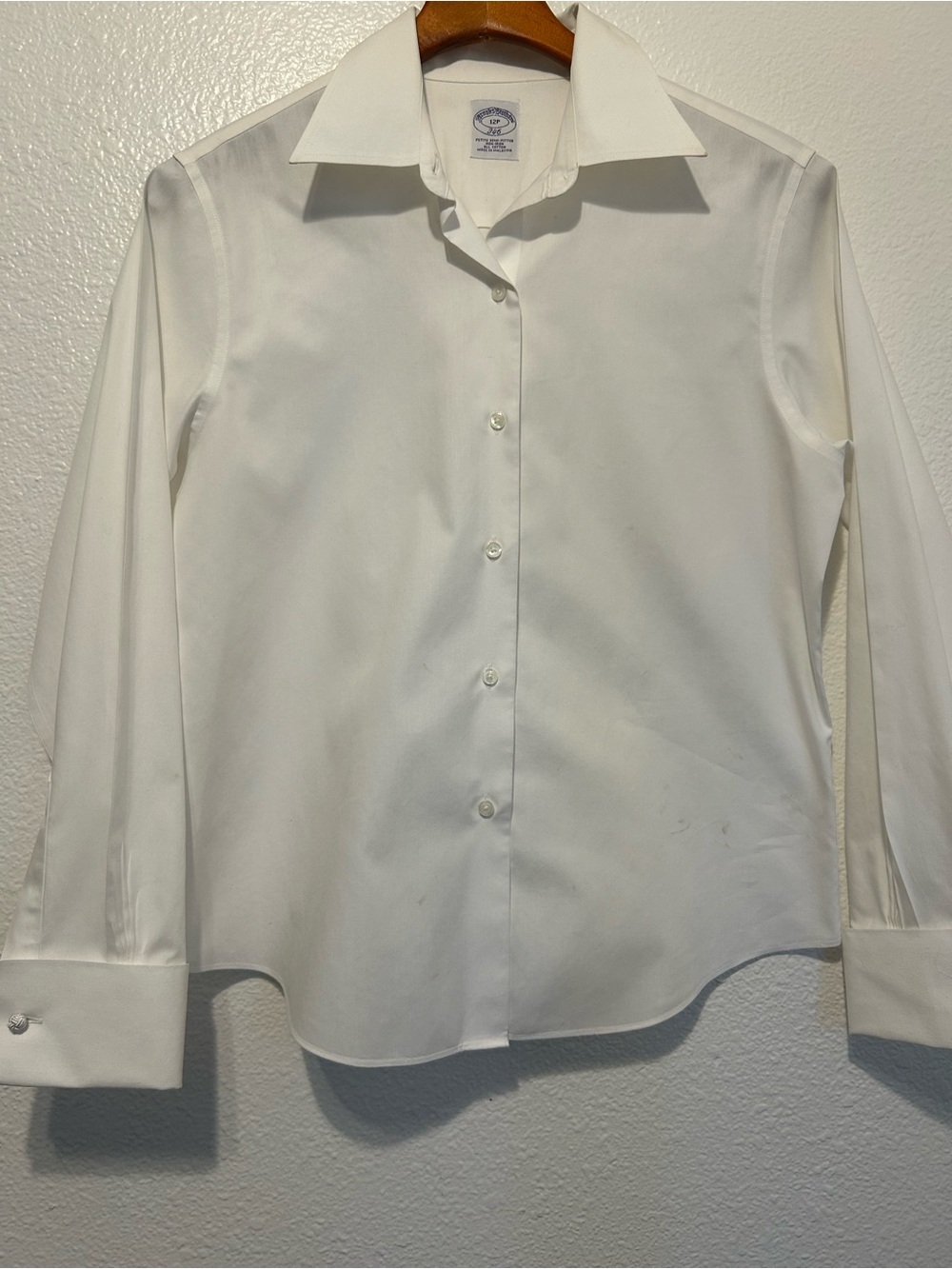 Brooks Brothers White Casual Button-Down Shirt - Picture 2 of 7